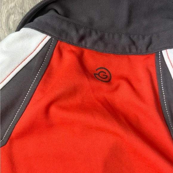 Galvin Green Vibrant Red and Gray Golf Polo Shirt - Picture 5 of 5